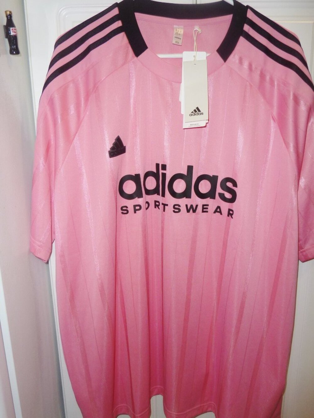 NWT Men's Adidas Tiro NTPK Multi Logo Short Sleeved Shirt Size XXL 2XL